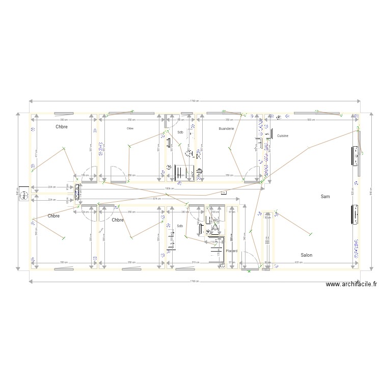 Plan elec. Plan de 0 pièce et 0 m2