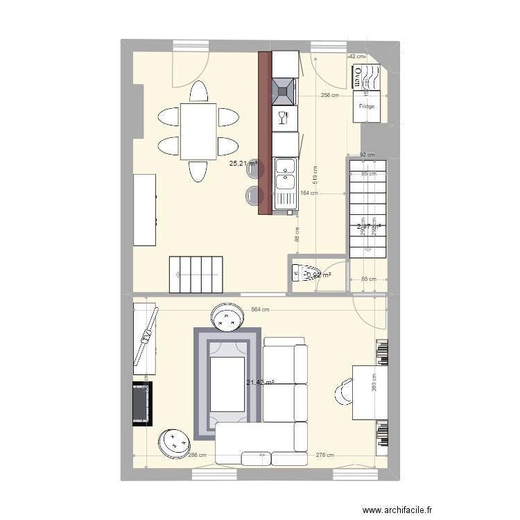 48 verdun v3. Plan de 17 pièces et 109 m2