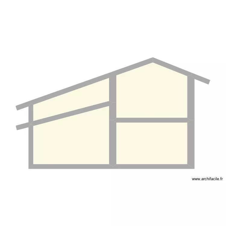 coupe ouest. Plan de 