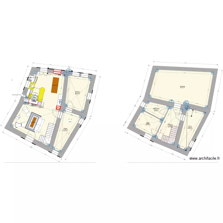 2_plan_projet Cuisine_Rivi&egrave;res. Plan de 