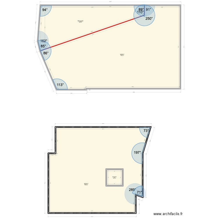 CEGELEC Scb. Plan de 4 pièces et 749 m2
