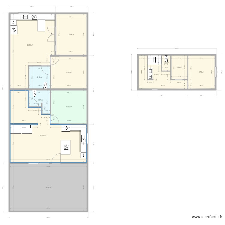 refonte V2. Plan de 0 pièce et 0 m2