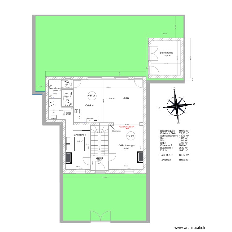 doumerc 2 plomberie. Plan de 10 pièces et 335 m2