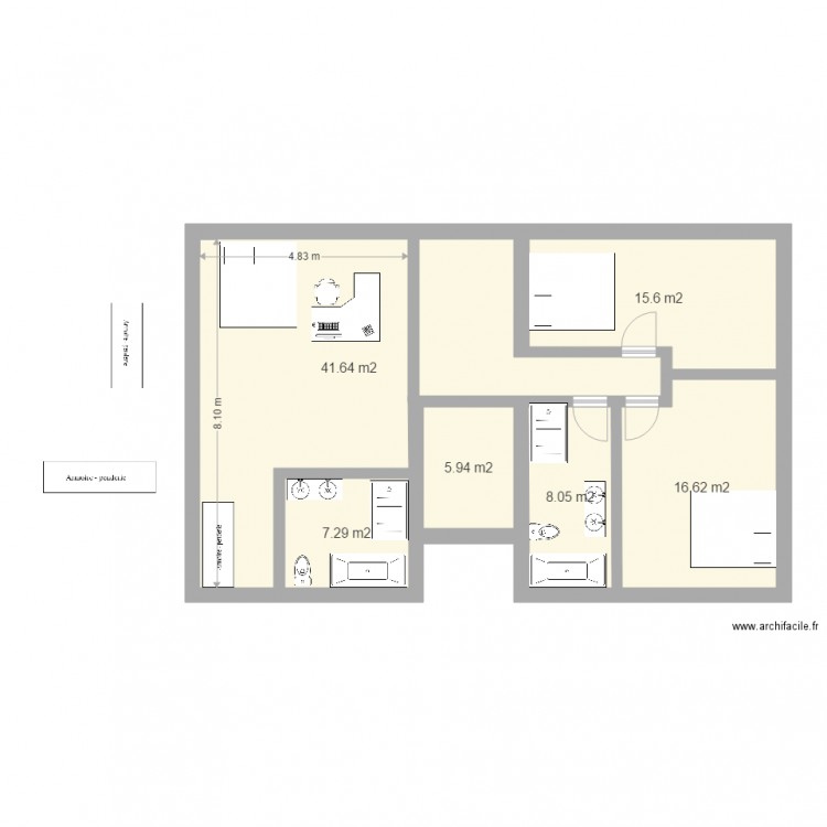 Projet haut 3. Plan de 0 pièce et 0 m2