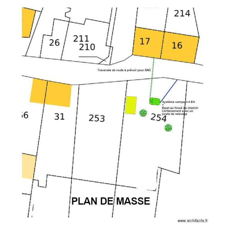 Monceau hypothèse 1. Plan de 0 pièce et 0 m2