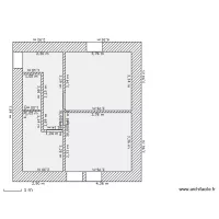plan etage echelle