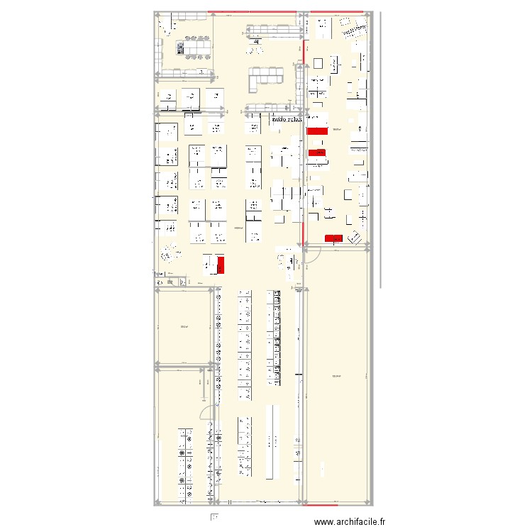  magasin MODIF agrand 1. Plan de 0 pièce et 0 m2