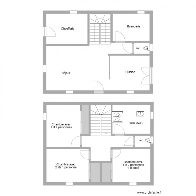 Plan gite 1436. Plan de 0 pièce et 0 m2