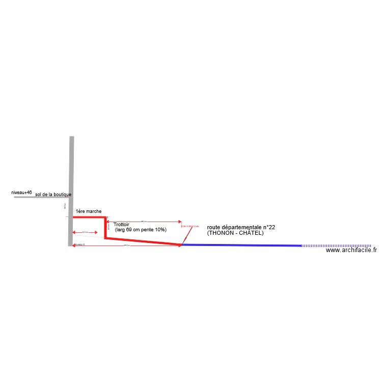 détail entrée. Plan de 0 pièce et 0 m2