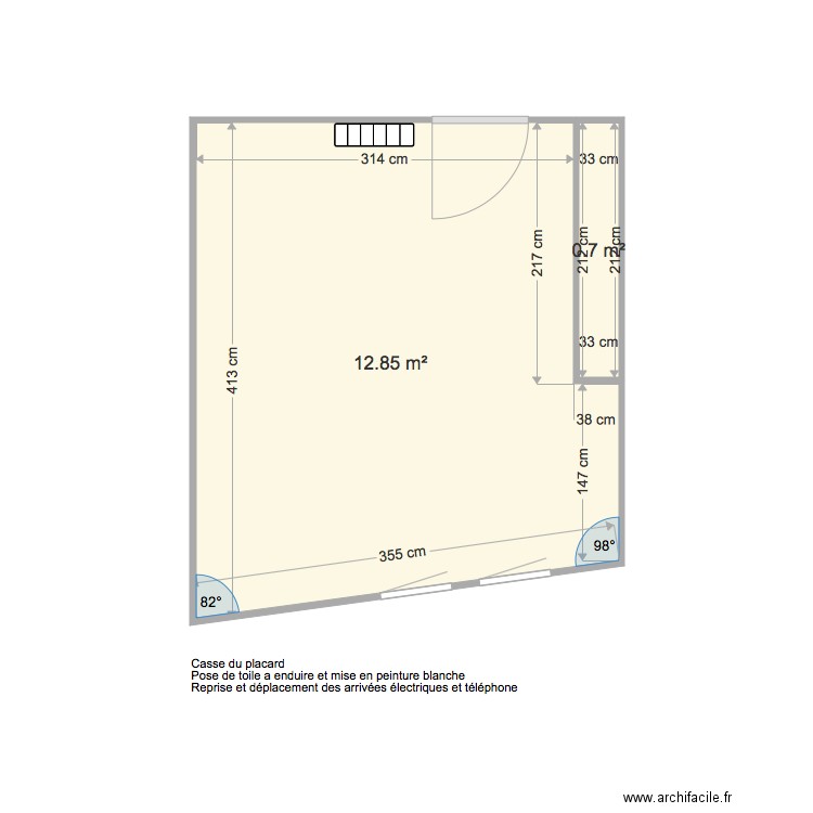 chambre 2. Plan de 0 pièce et 0 m2