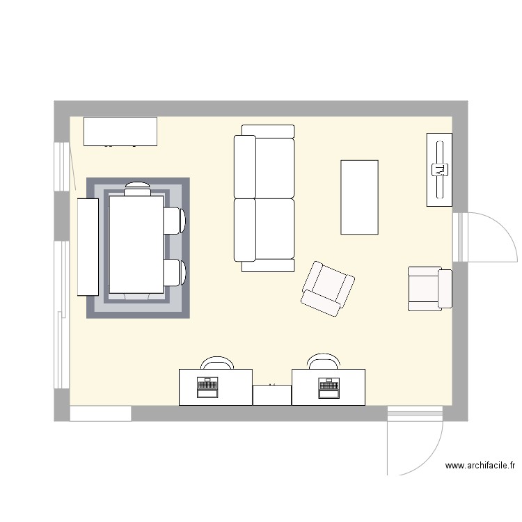 Salon Mittel MB 2. Plan de 0 pièce et 0 m2