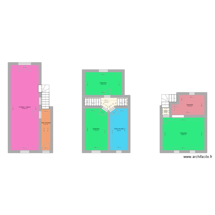 Bois des Haies 2. Plan de 9 pièces et 93 m2