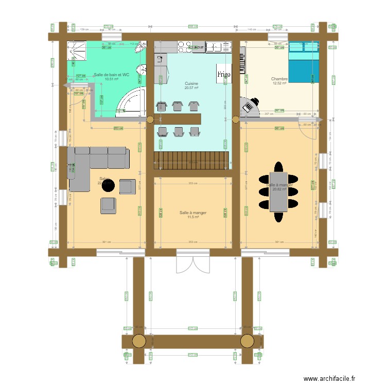 Maison Saint Pourçain Sur Sioule RDC. Plan de 0 pièce et 0 m2