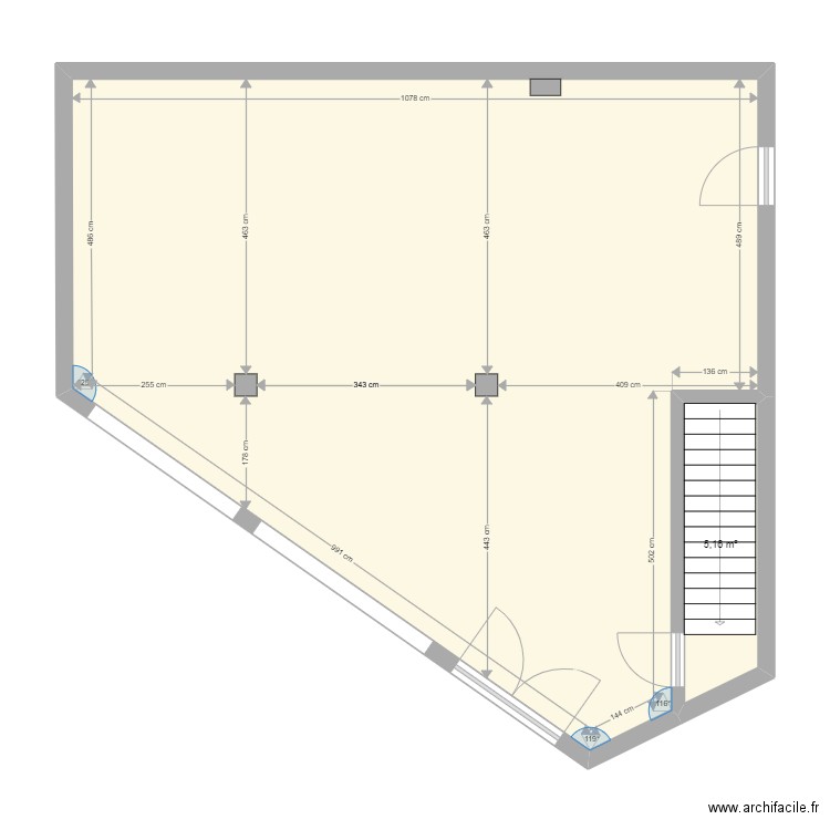 LOCAL COMMERCIAL STALINGRAD RDC. Plan de 0 pièce et 0 m2