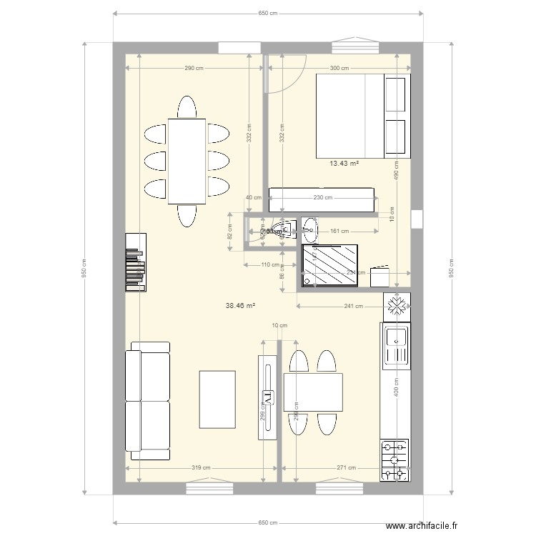 la grosse 15. Plan de 0 pièce et 0 m2