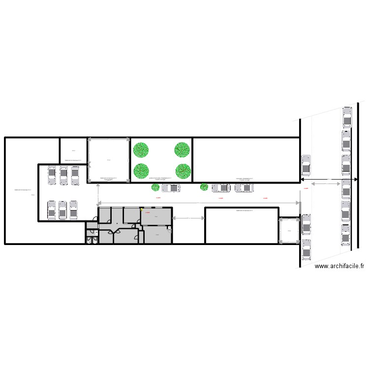 PASS VILLE -PLAN DE SITUATION. Plan de 21 pièces et 926 m2