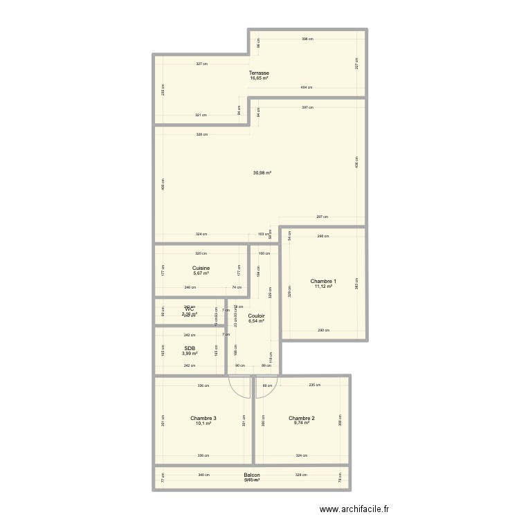 Pornichet T4. Plan de 0 pièce et 0 m2