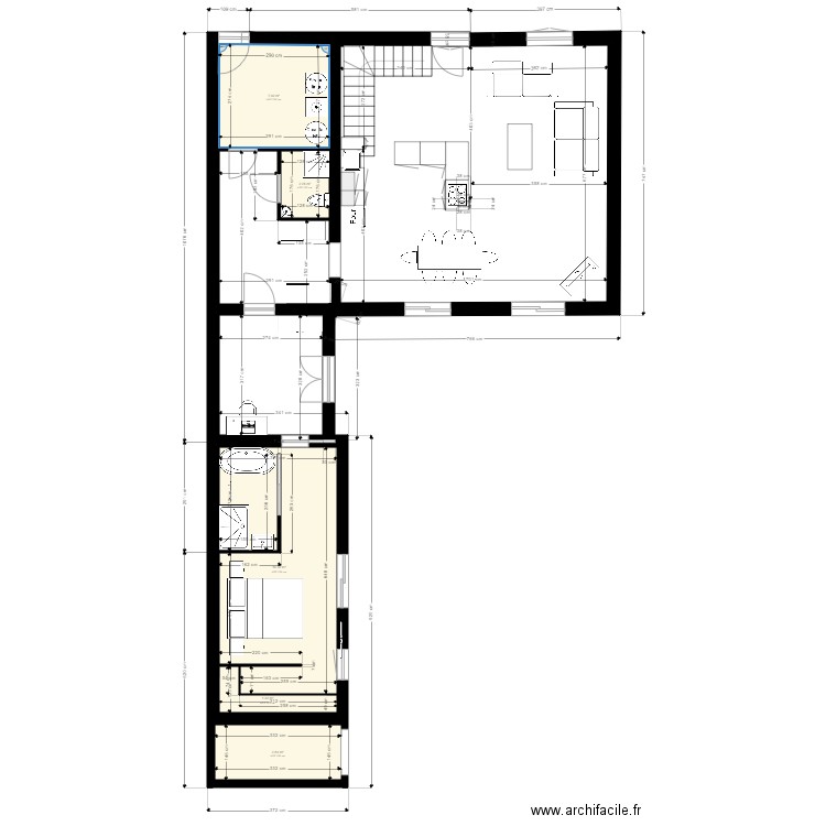 CARO 6 projet RDC 10 janvier 21. Plan de 0 pièce et 0 m2