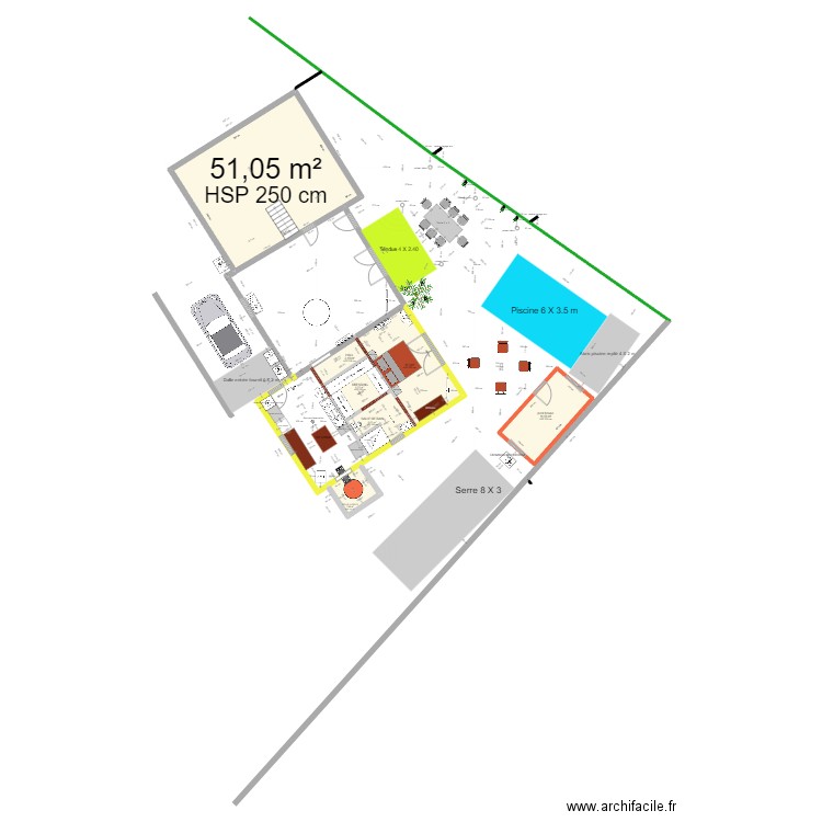 extension projet22 avec plan cadastre. Plan de 0 pièce et 0 m2