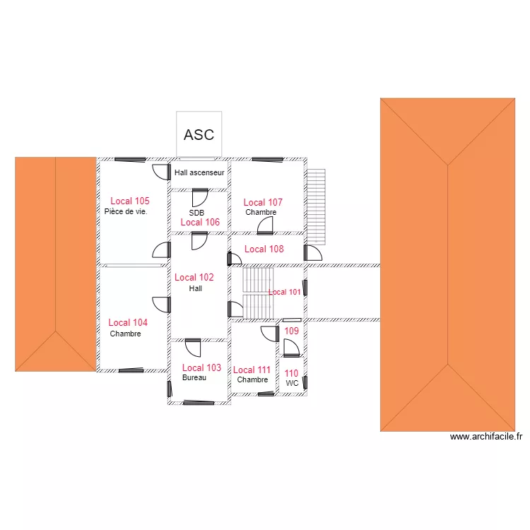 Vaulx C premier &eacute;pur&eacute;. Plan de 