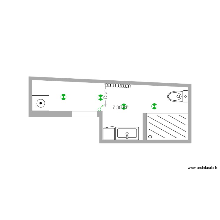 scanella. Plan de 0 pièce et 0 m2