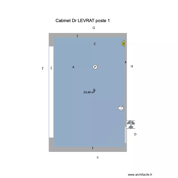 LEVRAT poste 1. Plan de 