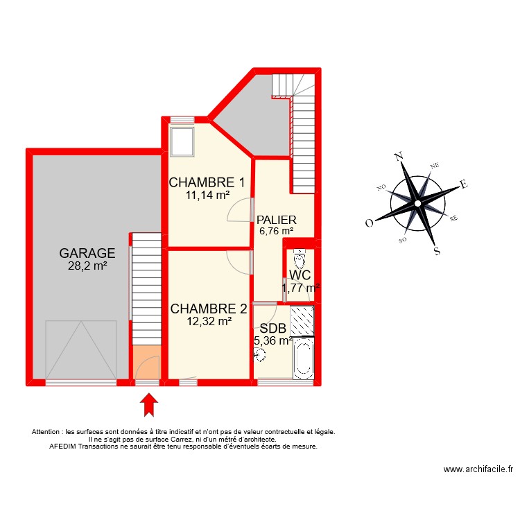 BI 11484 ETAGE PASCAL. Plan de 0 pièce et 0 m2