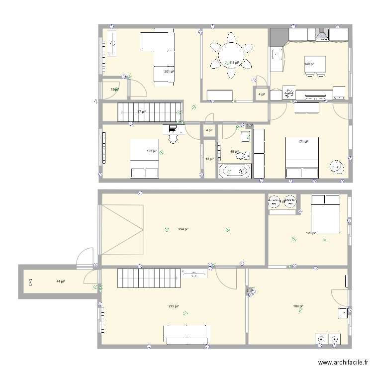 Plan Duplex Cuisine switch. Plan de 0 pièce et 0 m2