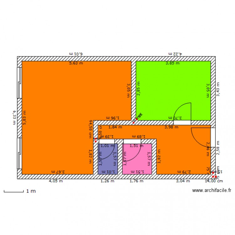 micko 1. Plan de 0 pièce et 0 m2