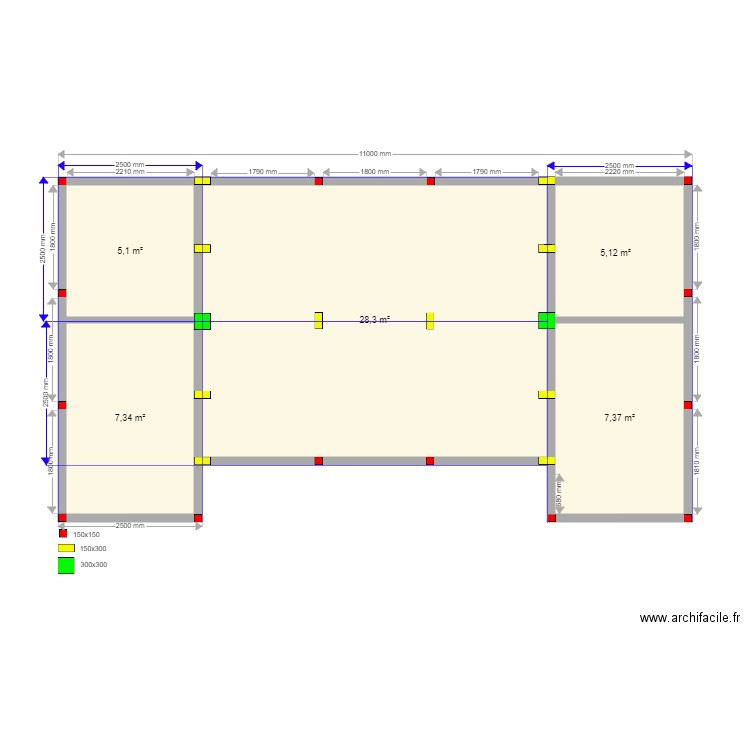 60 1 svai. Plan de 0 pièce et 0 m2