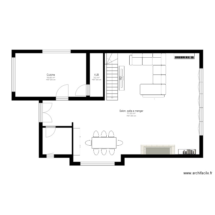 MAISON BM. Plan de 0 pièce et 0 m2