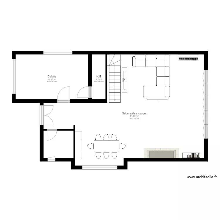 MAISON BM. Plan de 