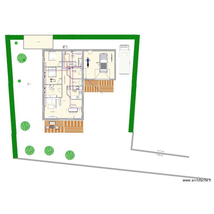 tour du crieu LE BON 2. Plan de 11 pièces et 155 m2