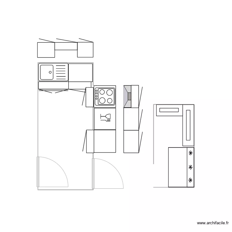 cuisine. Plan de cuisine. Plan de