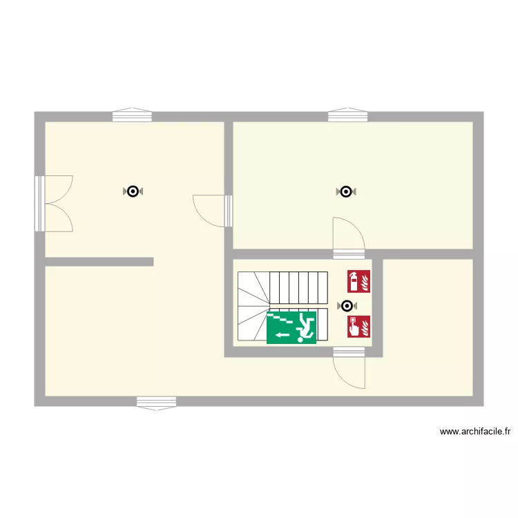 1er étage Hôtellerie Appartement après travaux. Plan de 1er étage Hôtellerie Appartement après travaux. Plan de
