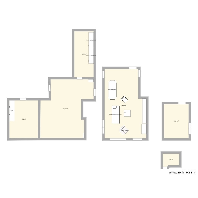 Salon. Plan de 0 pièce et 0 m2