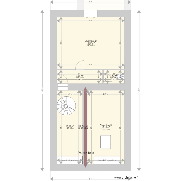 UZESTE ETAGE PROJET COTE MARCELLE. Plan de 0 pièce et 0 m2