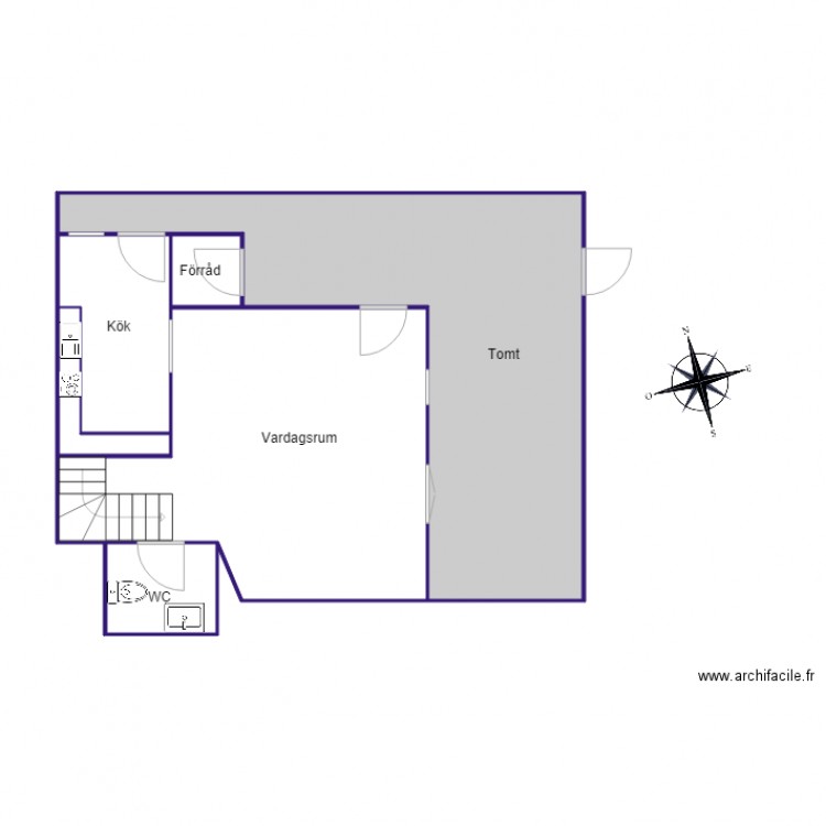 Rosaleda planta baja. Plan de 0 pièce et 0 m2