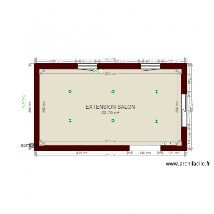 EXTENSION 25M2 RICCI MODIF. Plan de 0 pièce et 0 m2