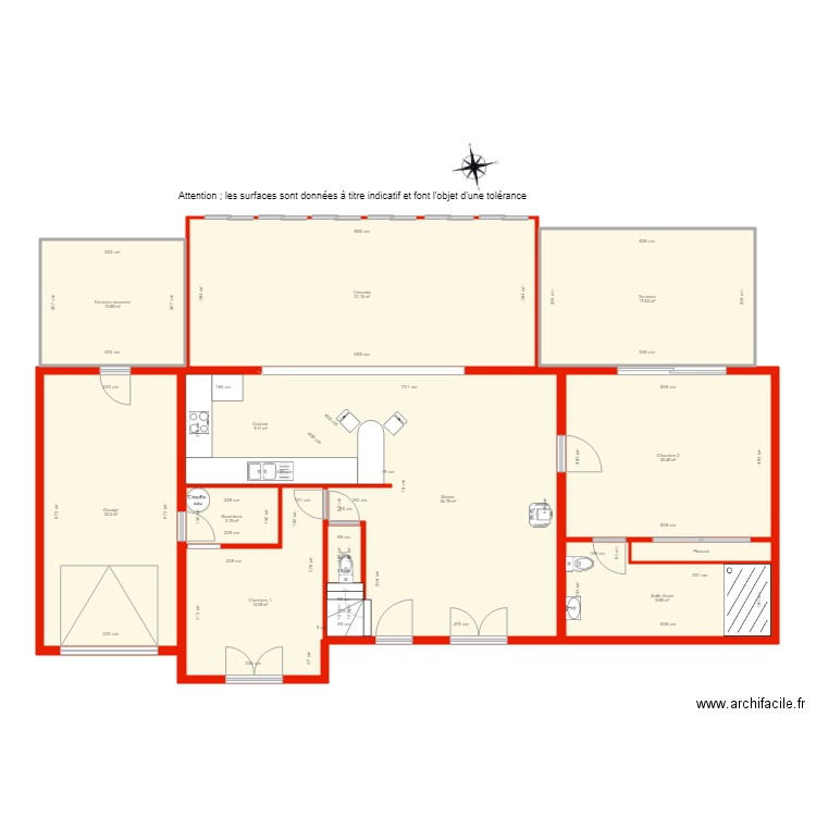 BI 2977 côté. Plan de 0 pièce et 0 m2