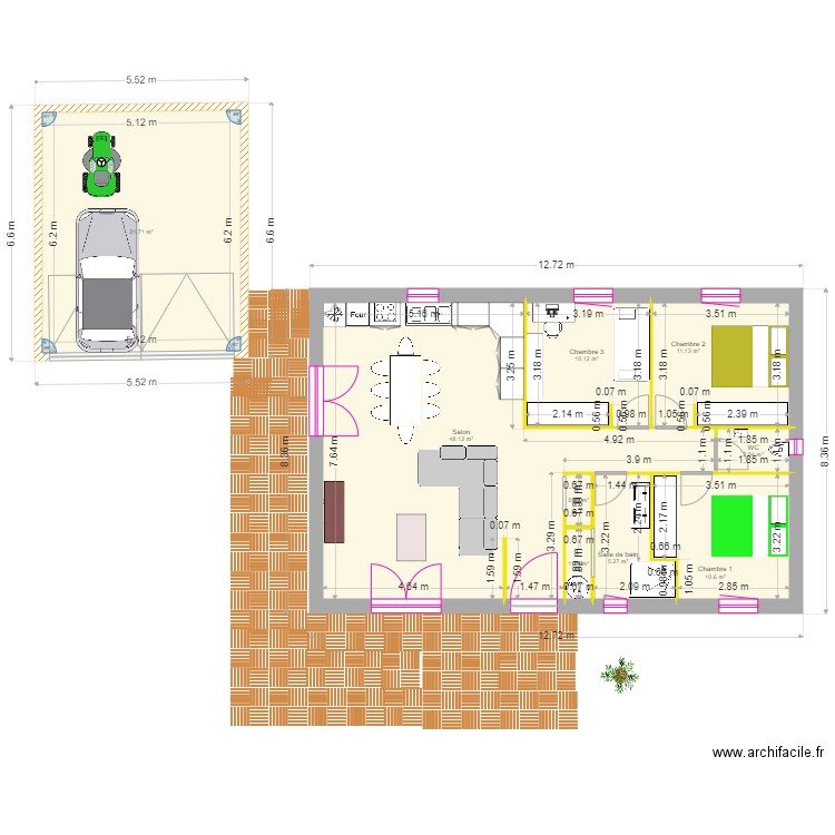 line 1. Plan de 0 pièce et 0 m2