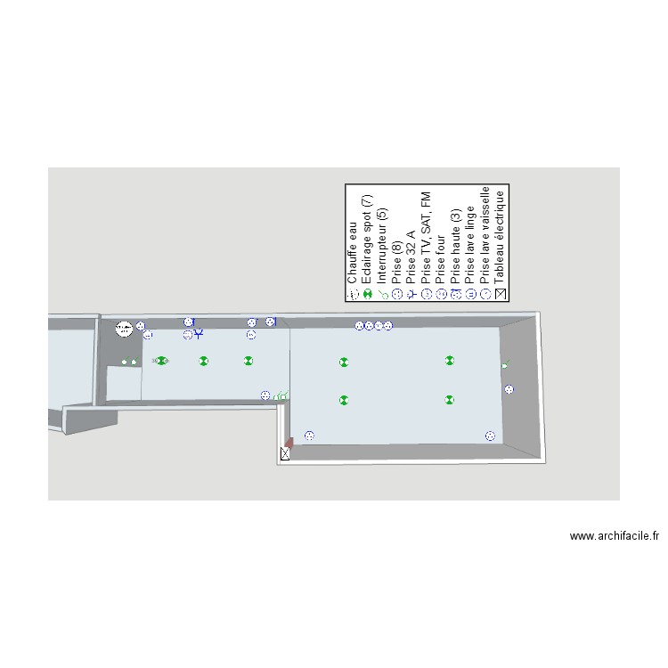 elec Pean. Plan de 0 pièce et 0 m2