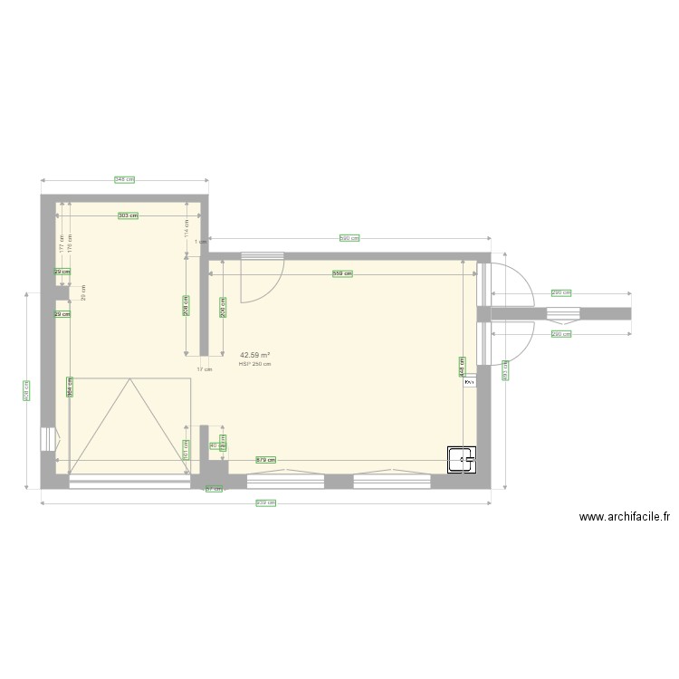 TEYLER  SOUS SOL PLAN INITIAL. Plan de 0 pièce et 0 m2