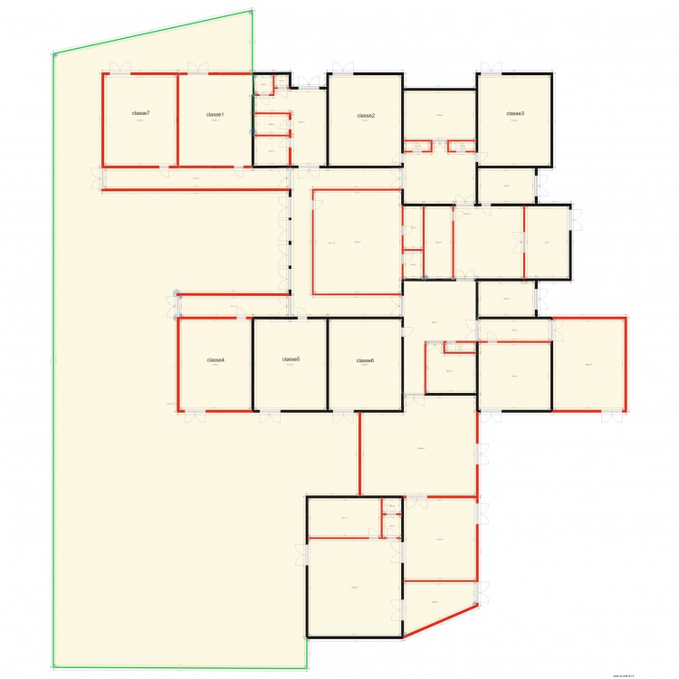 les petits queniaux mod modifié le 22. Plan de 0 pièce et 0 m2