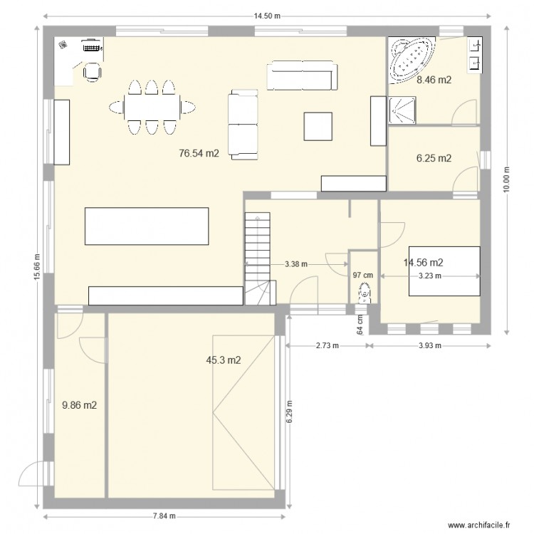 maison4sexta. Plan de 0 pièce et 0 m2