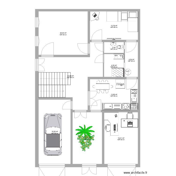 150m2     final. Plan de 0 pièce et 0 m2