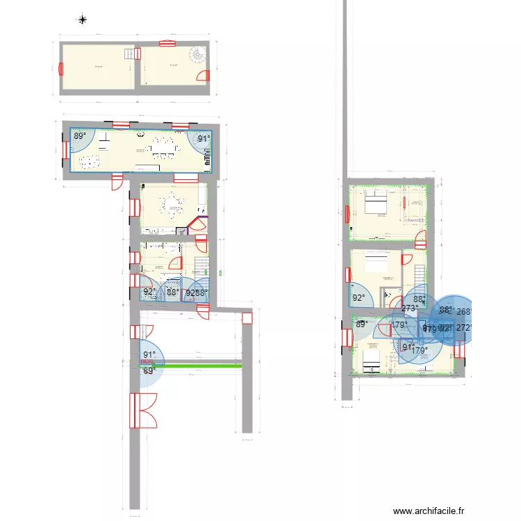 MAISON RANCHAL PLAN AVEC ETAGE 4 CH ET SDB +CHAUFFAGE. Plan de 
