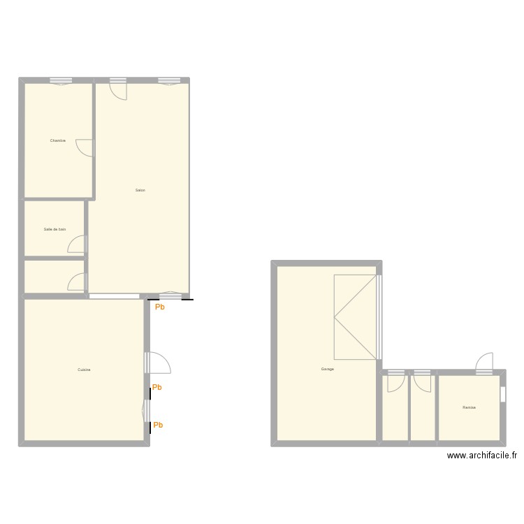 Croquis MANGEMATIN App Rch. Plan de 0 pièce et 0 m2