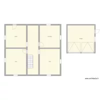 Croquis HUGENEL Sous sol et garage