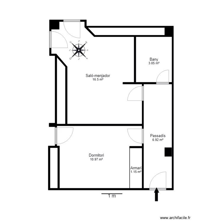 ED JOU AP 22 C DE L ESCLADELLA ARINSAL. Plan de 